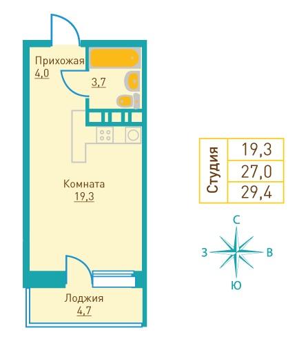 Планировки квартир ЖК Амулет в Ижевске