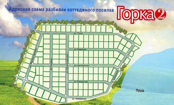 КП Горка 2 Ижевск карта