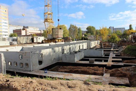 Фото строительства дома №48 в ЖК Виктория Парк в Ижевске