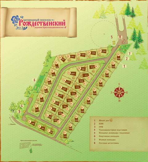 КП Рождественский, 2 км от Ижевска, д. Крестовоздвиженское
