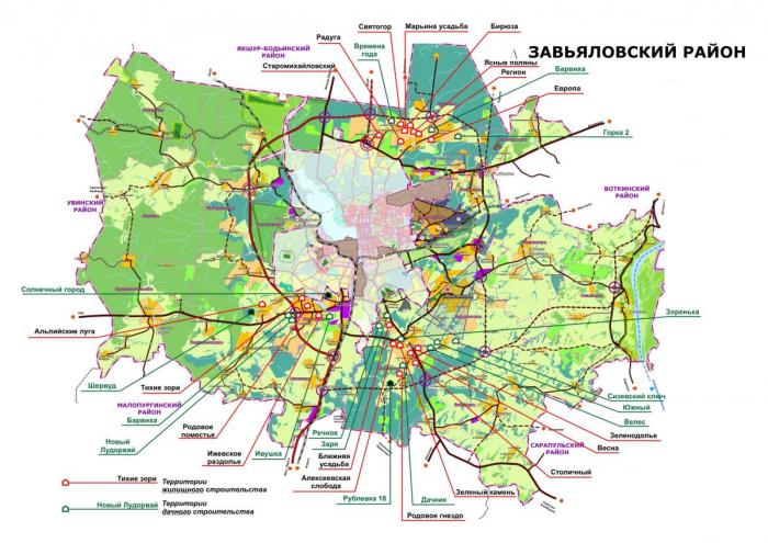 Земельные участки в коттеджных поселках Ижевска