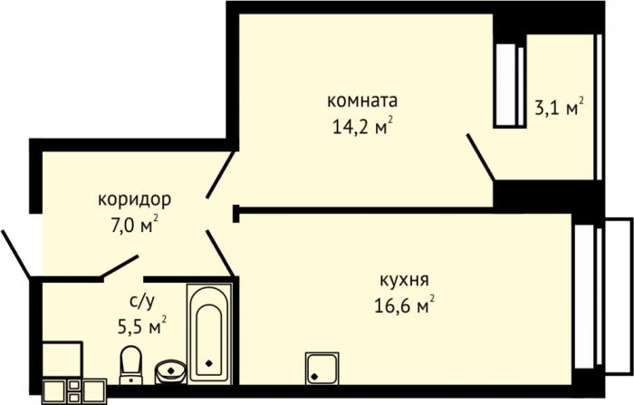 Планировки квартир ЖК "Гранд" в Ижевске
